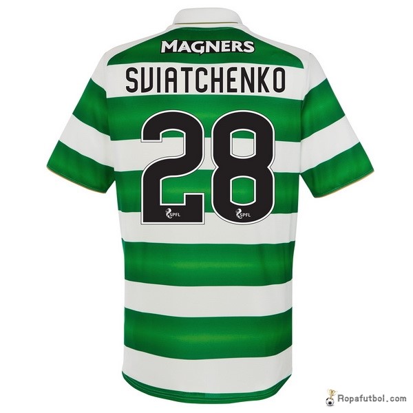 Camiseta Celtic Replica Primera Ropa Suiatchenko 2016/17 Verde